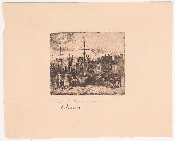The Port of Rouen by Camille Pissarro, The Metropolitan Museum of Art