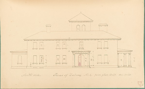 House of R. Dabney, Powhatan, Virginia (north [rear] side)