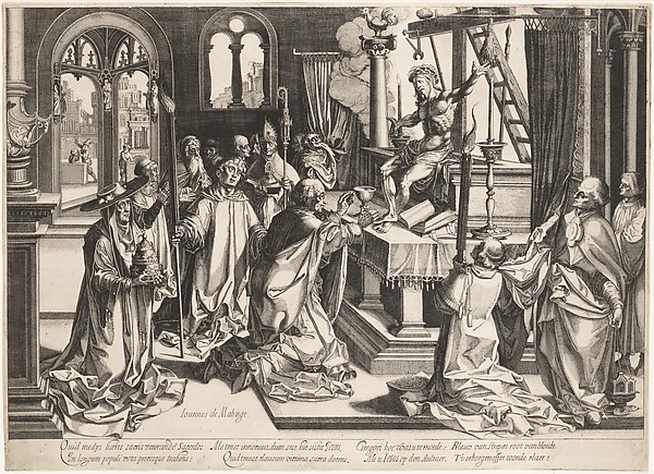 Mass of St. Gregory by Simon Wynhoutsz Frisius
