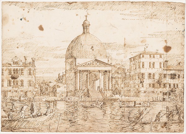 San Simeone Piccolo, Venice, Seen from the Grand Canal
