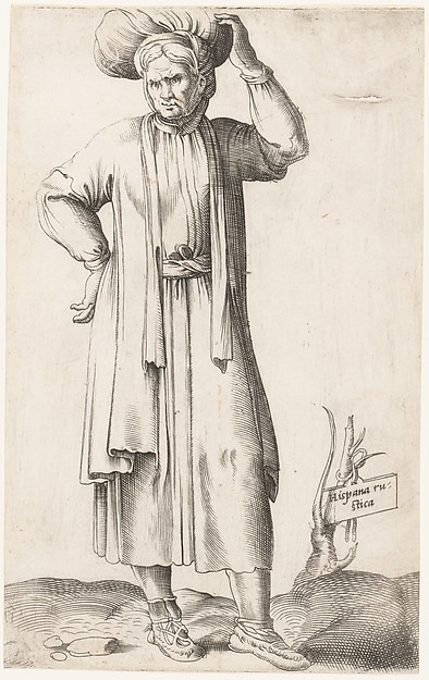 Costume Plate: Hispania Rustica (with laundry on head)