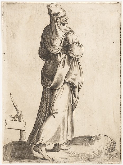 Costume Plate: Peasant Woman from Spain