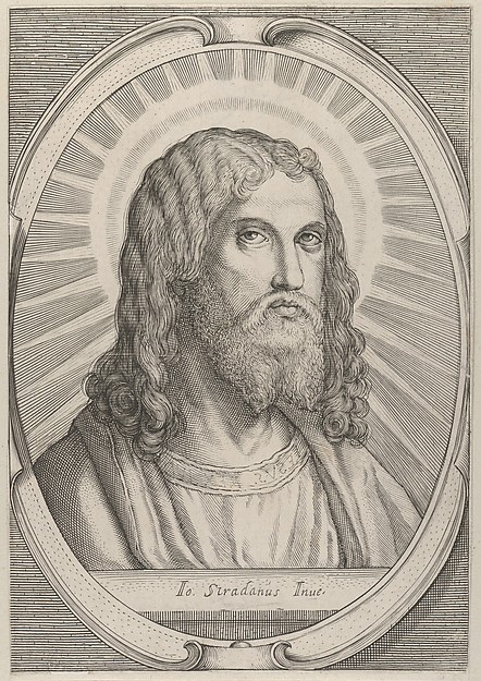 Head of Christ by Jan van der Straet, called Stradanus