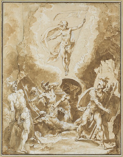 The Resurrection by Cavaliere d'Arpino (Giuseppe Cesari)