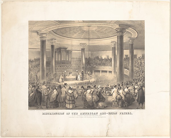 Distribution of the American Art-Union Prizes, at the Tabernacle, Broadway, December 24, 1847