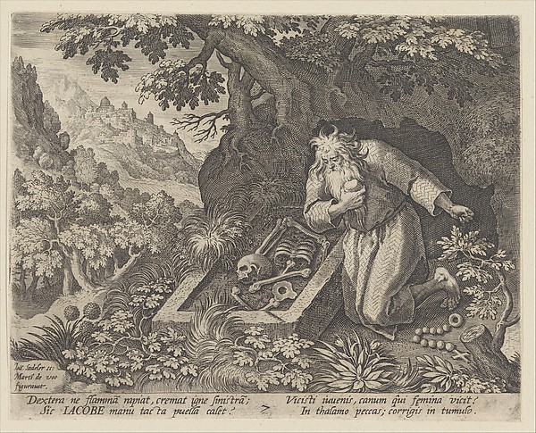 Jacob, from the series Sylvae Sacrae Monumenta...Anachoretarum