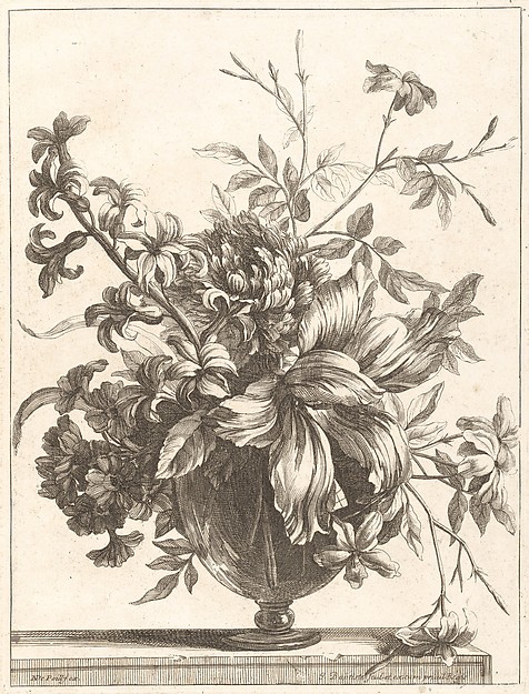 [Flowers Arranged in a Glass Vase]
