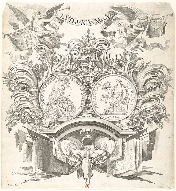 Allegorical Medal in Honor of Louis XIV