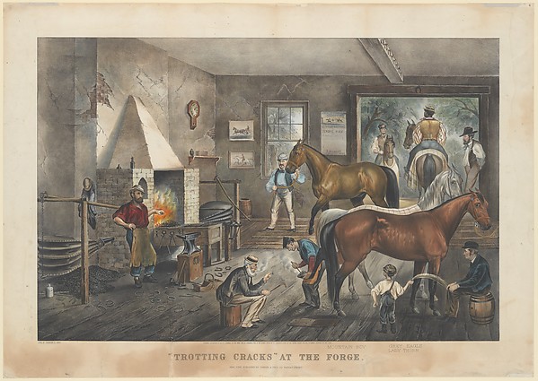 "Trotting Cracks" at the Forge
