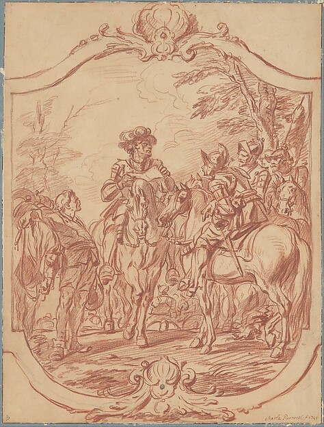 Scene of Military Life: A General Giving Orders
