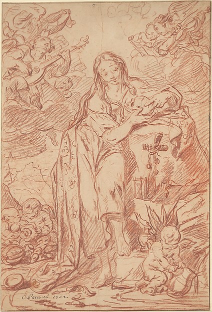 The Penitent St. Mary Magdalen by Charles Parrocel