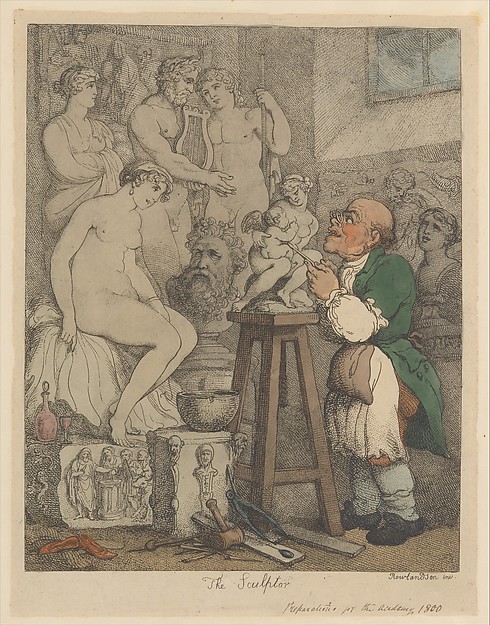 The Sculptor [Preparations for the Academy, Old Joseph Nollekens and his Venus]
