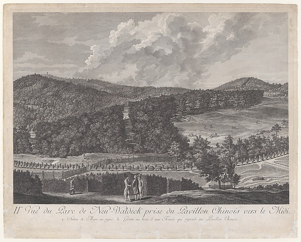 IIde Vue du Parc de Neu-Waldeck prise du Pavillon Chinois vers le Midi, from Views of the Park and Gardens of Marshal Count de Lacy at Neu-waldegg