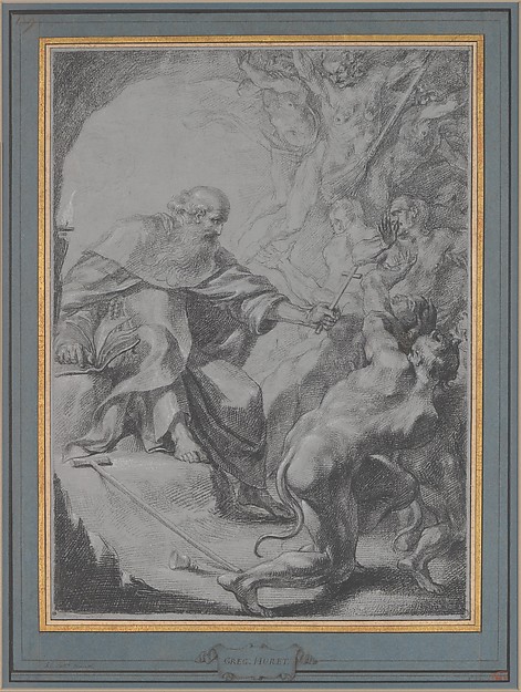 St. Anthony of Egypt Driving Away Devils