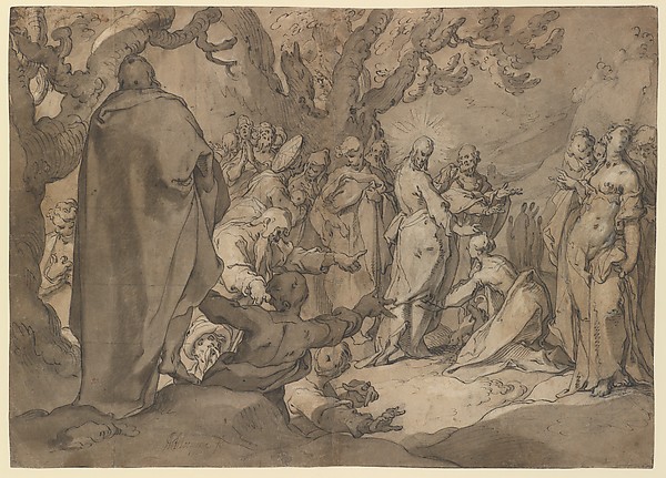 Christ and the Canaanite Women by Abraham Bloemaert