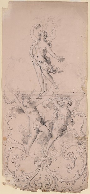 Ornament Design with Three Nymphs