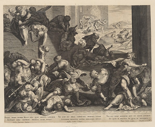 Massacre of the Innocents by Aegidius Sadeler II