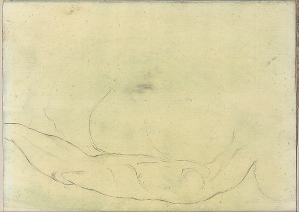 Sketches of Male Bodies, possibly after Michelangeolo (Smaller Italian Sketchbook, leaf 18 recto)
