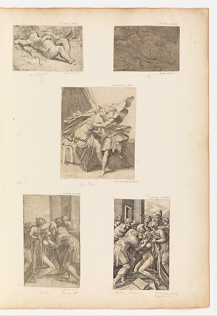 Joseph and Potiphar's Wife by Master F. P.