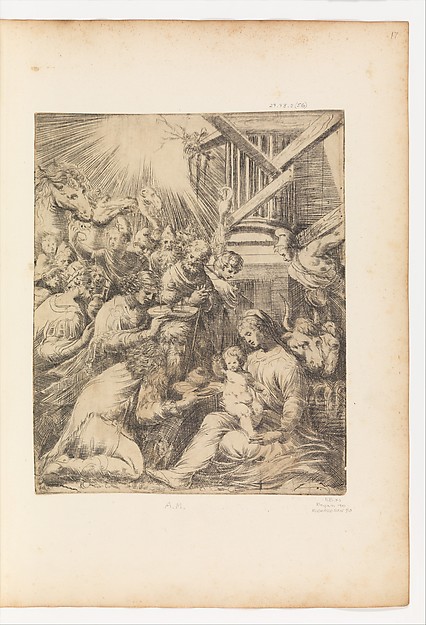 Adoration of the Magi by Andrea Schiavone (Andrea Meldola)