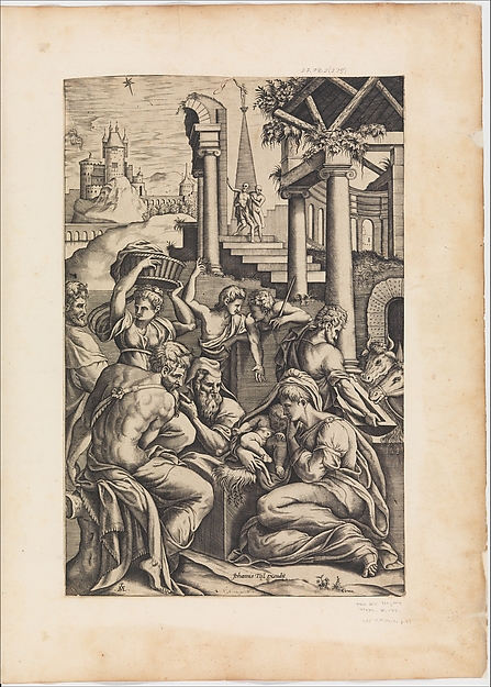 The Adoration of the Shepherds by Pieter van der Heyden