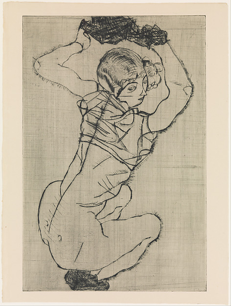 Squatting Woman