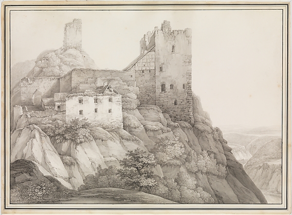 The Ruin of Liebenstein Castle near Bornhofen am Rhein, Seen from the North-West