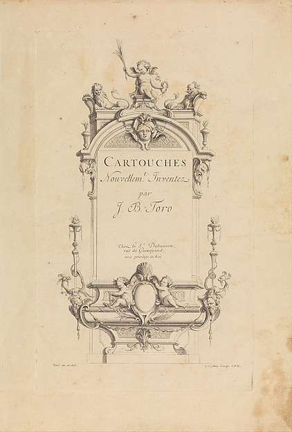 Cartouches Nouvellement Inventez par J.B. Toro  (Title Page)