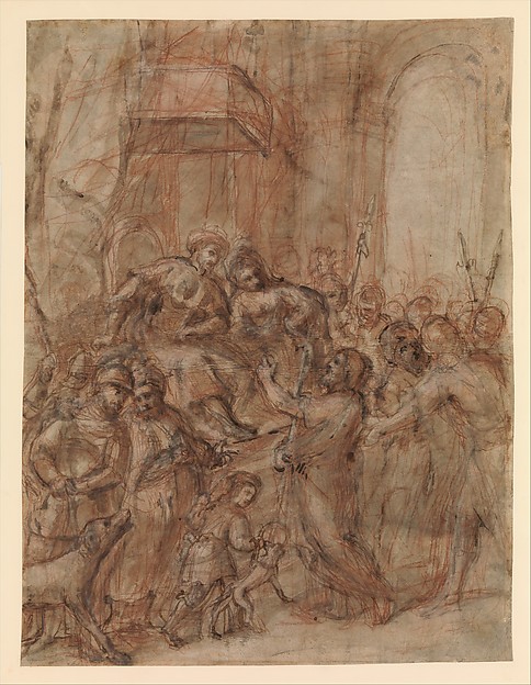 Saint John the Baptist before Herod and Herodias by Morazzone (Pier Francesco Mazzucchelli)