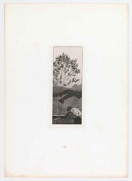 Wünsche (Yearnings) from Ein Handschuh (A Glove). Cyclus von zehn Compositionen radirt. Rad. Opus VI, Plate III. First edition