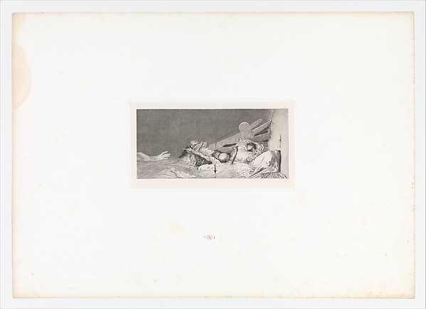Ängste (Fears) from Ein Handschuh (A Glove). Cyclus von zehn Compositionen radirt. Rad. Opus VI, Plate VII. First edition