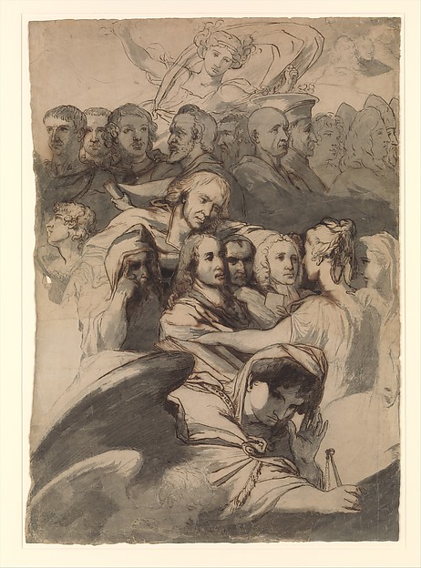 Study for "Divine Justice"