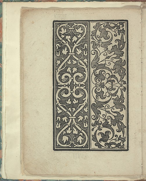 Opera Nova Universali intitulata Corona di racammi, page 8 (verso)