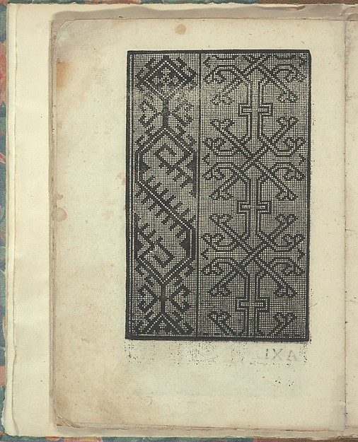 Opera Nova Universali intitulata Corona di racammi, page 23 (verso)