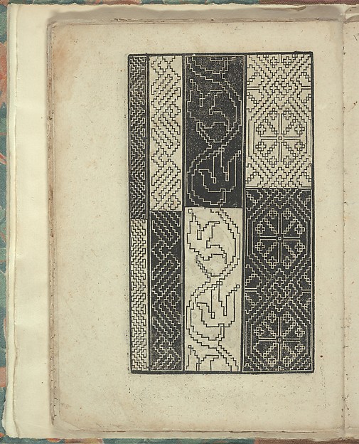Opera Nova Universali intitulata Corona di racammi, page 30 (verso)