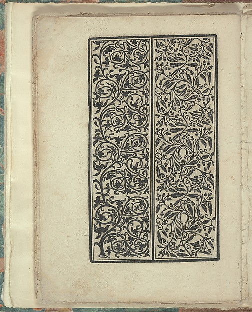 Opera Nova Universali intitulata Corona di racammi, page 31 (verso)