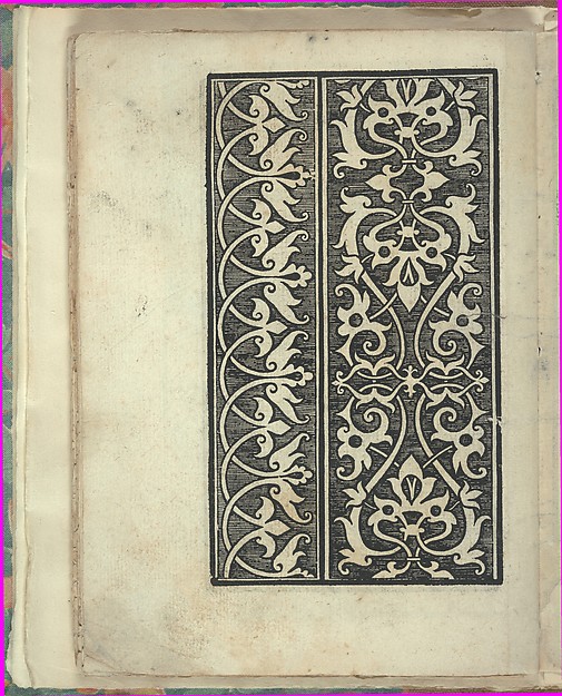 Opera Nova Universali intitulata Corona di racammi, page 36 (verso)