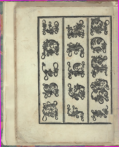 Opera Nova Universali intitulata Corona di racammi, page 37 (verso)