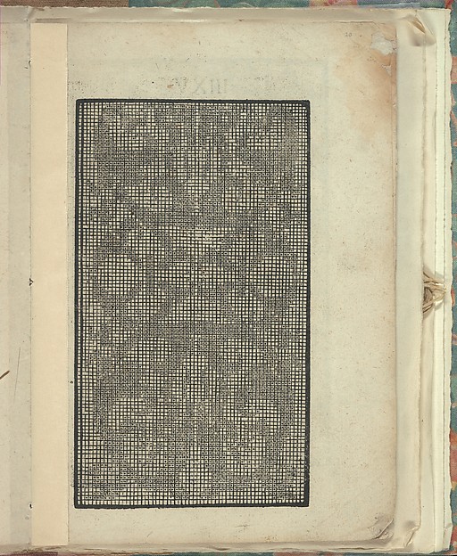 Opera Nova Universali intitulata Corona di racammi, page 20 (recto)