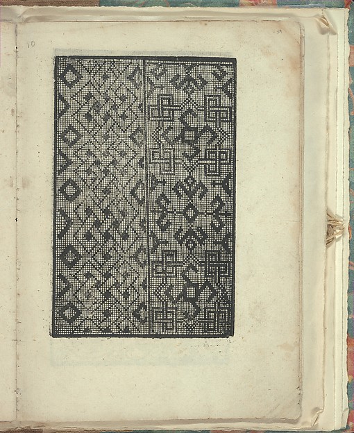 Opera Nova Universali intitulata Corona di racammi, page 29 (recto)