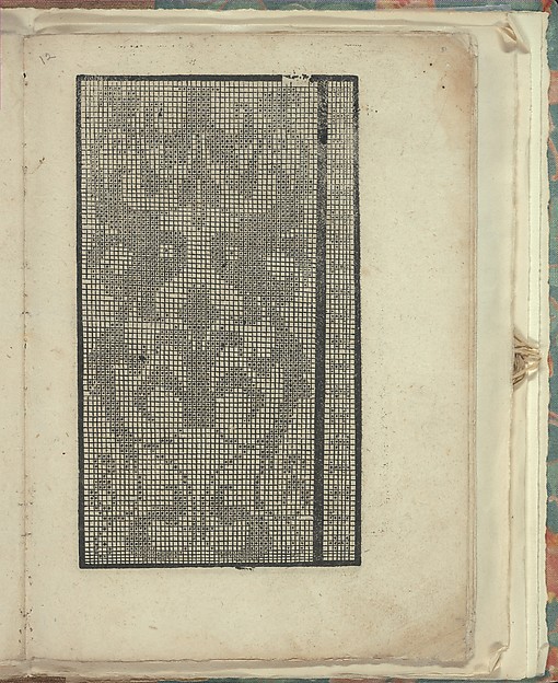 Opera Nova Universali intitulata Corona di racammi, page 31 (recto)
