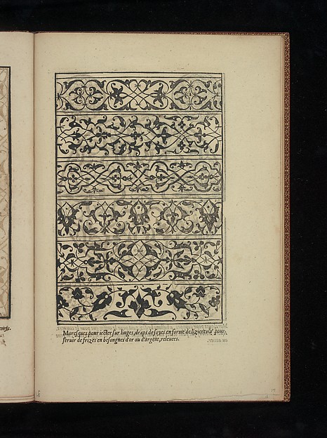 Livre de Moresques, page 17 (recto)