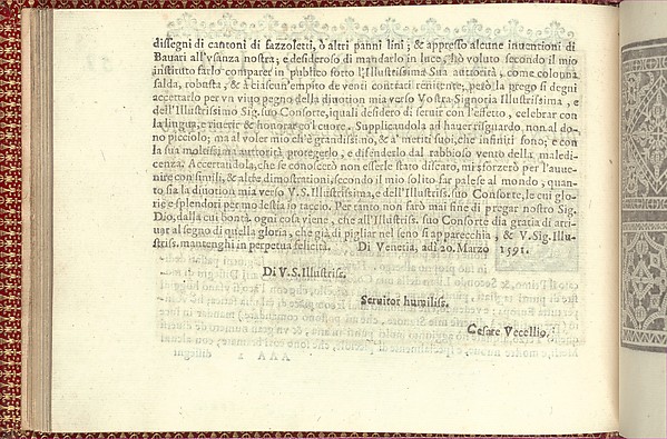 Corona delle Nobili et Virtuose Donne: Libro I-IV, page 58 (verso)