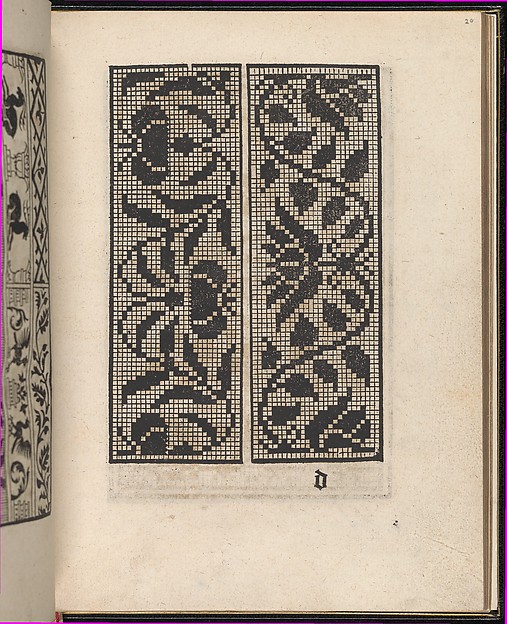 Page from Ein new kunstlich Modelbuch...(Page 20r)