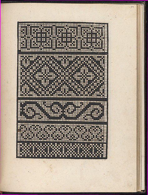 Page from Ein new kunstlich Modelbuch...(Page 39v)