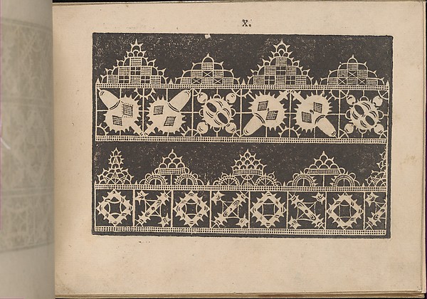 Prima Parte de' Fiori, e Disegni di varie sorti di Ricami Moderni, page 10 (recto)