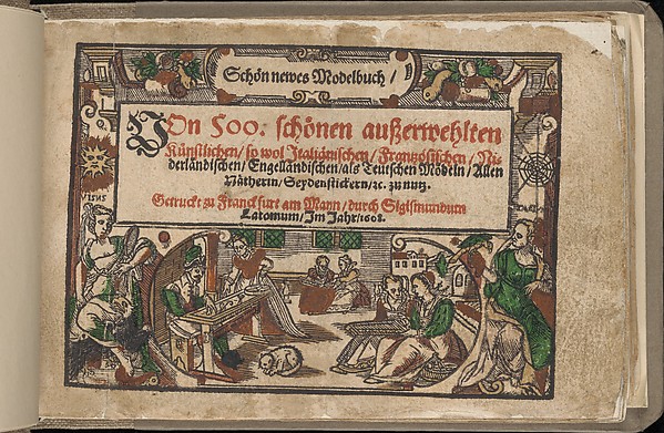 Title page from Schön newes Modelbuch (Page 1r)