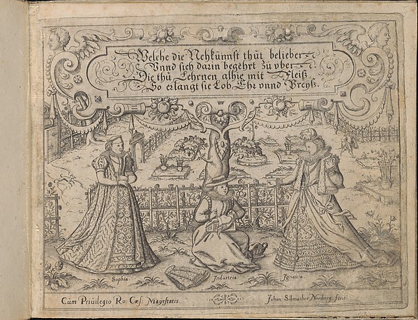 Newes Modelbuch in Kupffer (Title page, 1r)