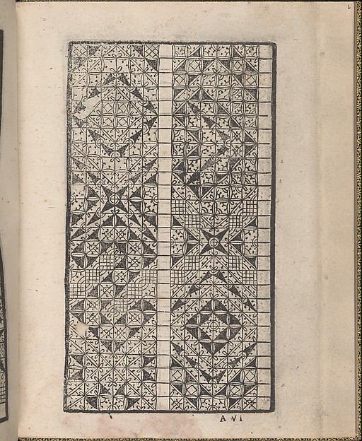 Ornamento delle belle & virtuose donne, page 4 (recto)