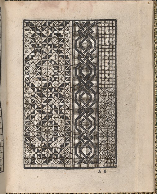 Ornamento delle belle & virtuose donne, page 6 (recto)